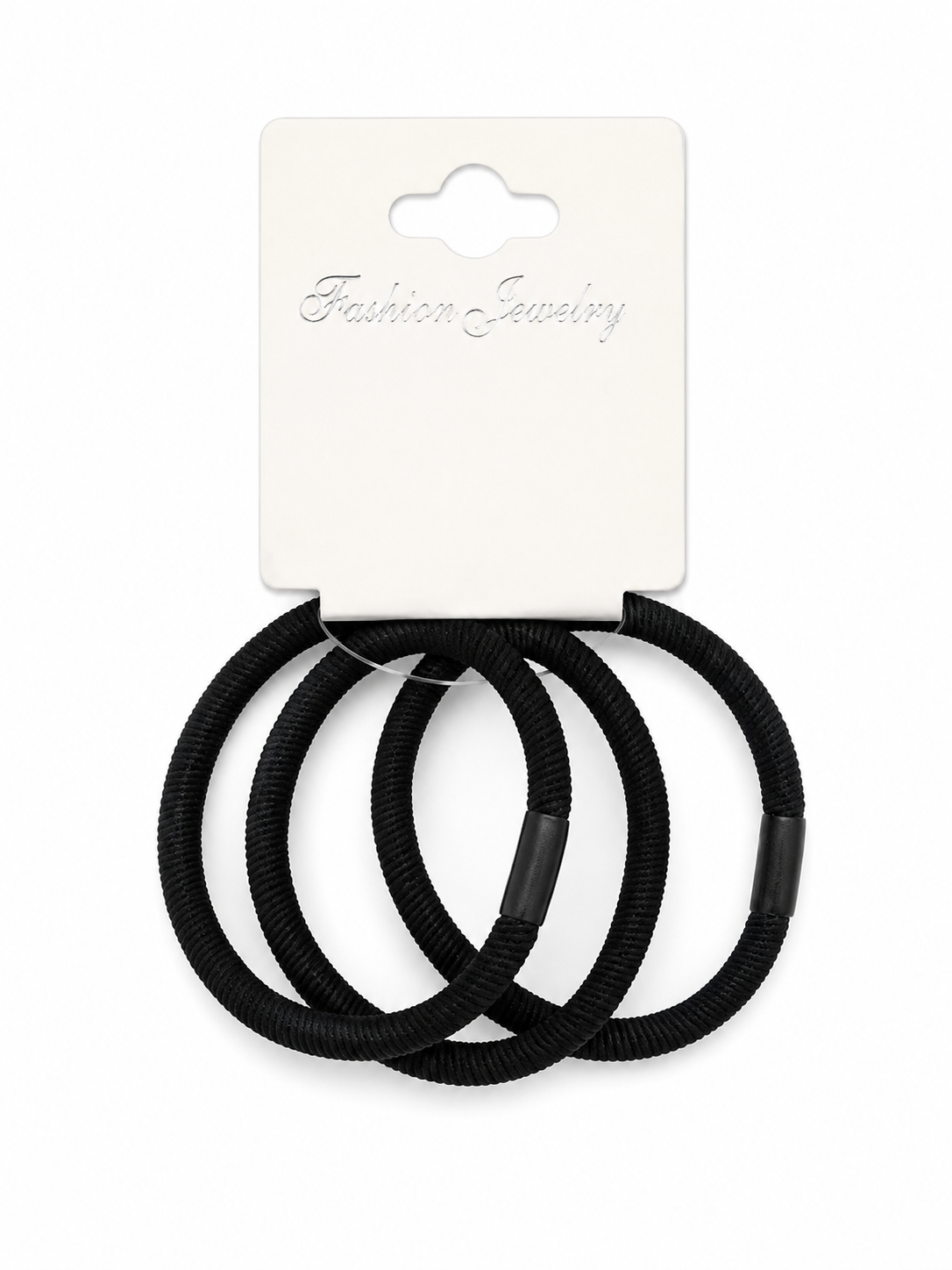 Fashion Jewelry – Μαύρα Λαστιχάκια Μαλλιών