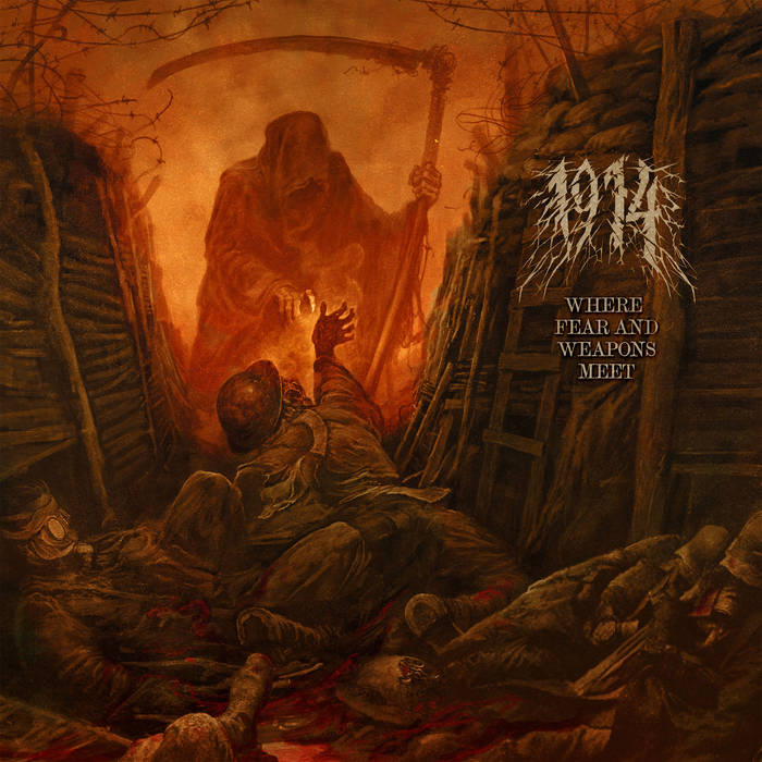 1914 - Where Fear And Weapons Meet (Yellow w/ Red Marble Vinyl)