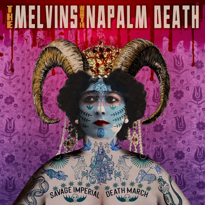 Melvins & Napalm Death - Savage Imperial Death March (Obnoxious Orchid Vinyl)
