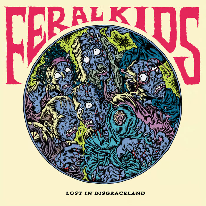 Feral Kids - Lost in Disgraceland (Blue Translucent Vinyl)