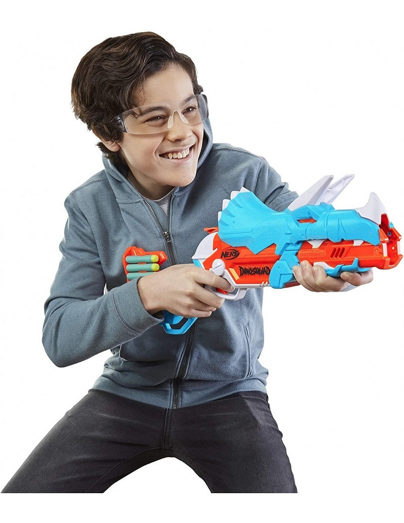 Nerf Dinosquad Tricerablast 12 Βελάκια Nerf F0803