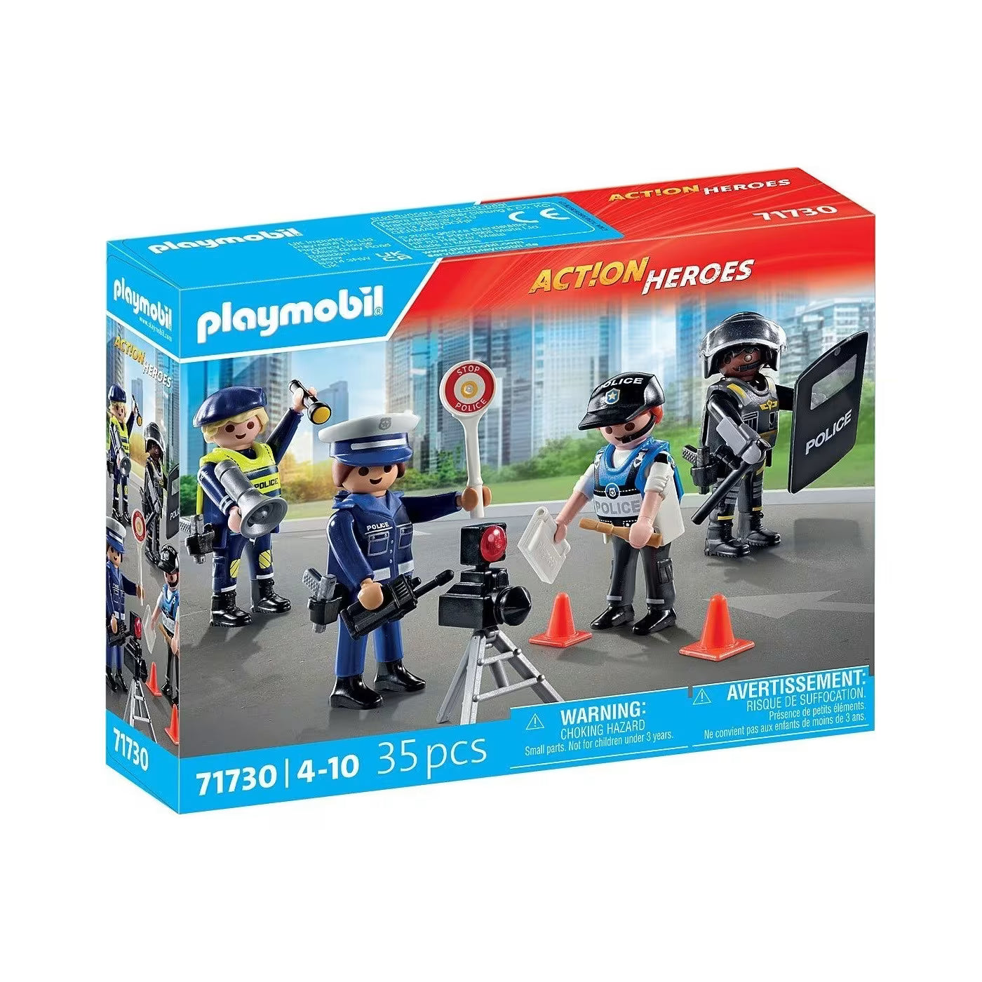 Playmobil Action Heroes Σετ Φιγούρες Αστυνομίας 71730