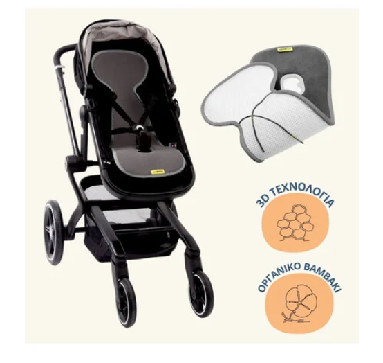 Aeromoov Αντι-ιδρωτικό κάλυμμα για καρότσι Air Layer Anthracite AL-B-ANT