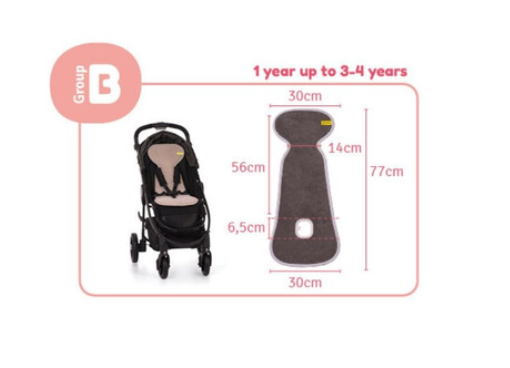 Aeromoov Αντι-ιδρωτικό κάλυμμα για καρότσι Air Layer Anthracite AL-B-ANT