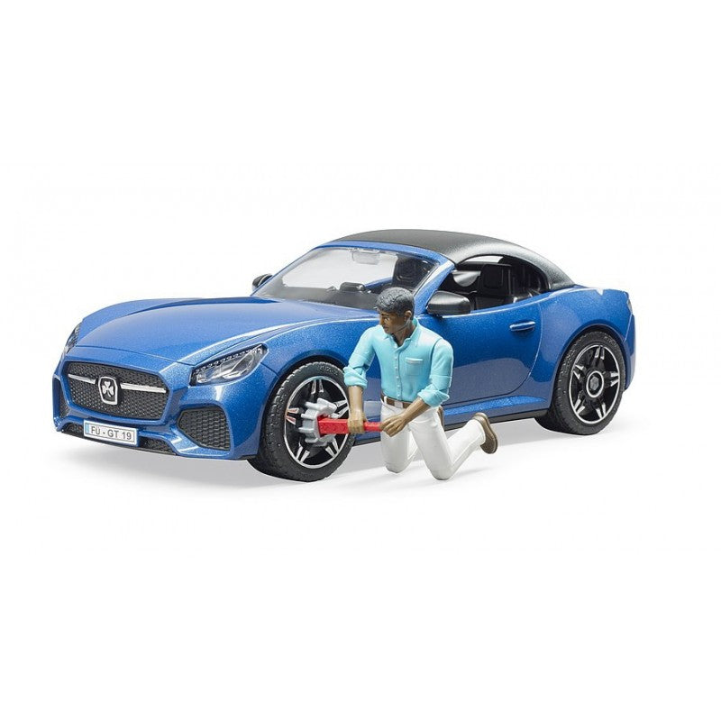 bruder Αυτοκίνητο Roadster Μπλε Με Οδηγό. BR003481