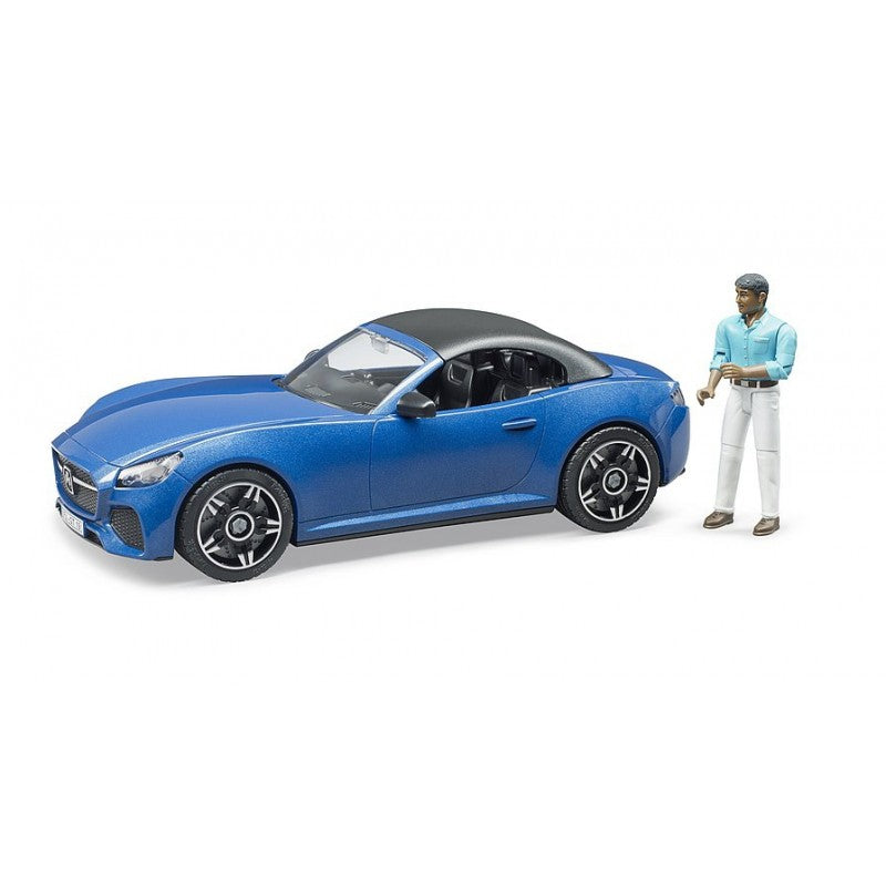 bruder Αυτοκίνητο Roadster Μπλε Με Οδηγό. BR003481