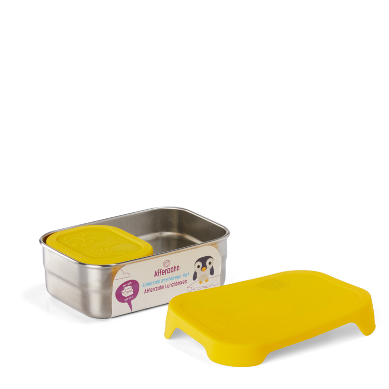 AFFENZAHN. Σετ από 2 ανοξείδωτα τάπερ φαγητού Τιγράκι