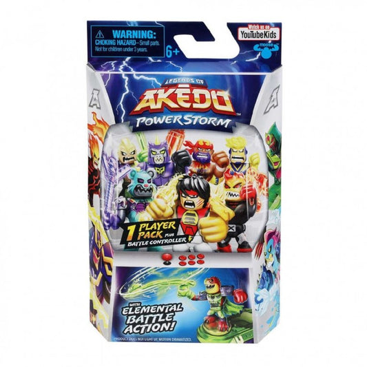 Akedo Power Storm 1 Φιγούρα Δράσης με Χειριστήριο Μάχης Σειρα 3 – Διάφορα Σχέδια (AKE09000)