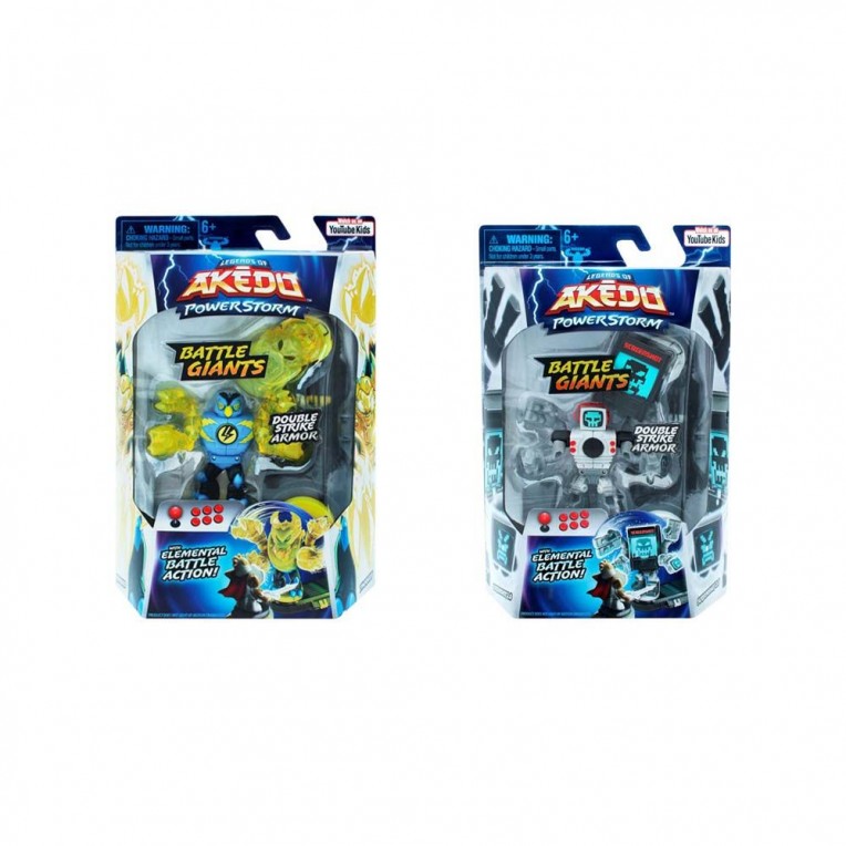Akedo Power Storm 1 Φιγούρα Giants και Χειριστήριο – 2 Σχέδια