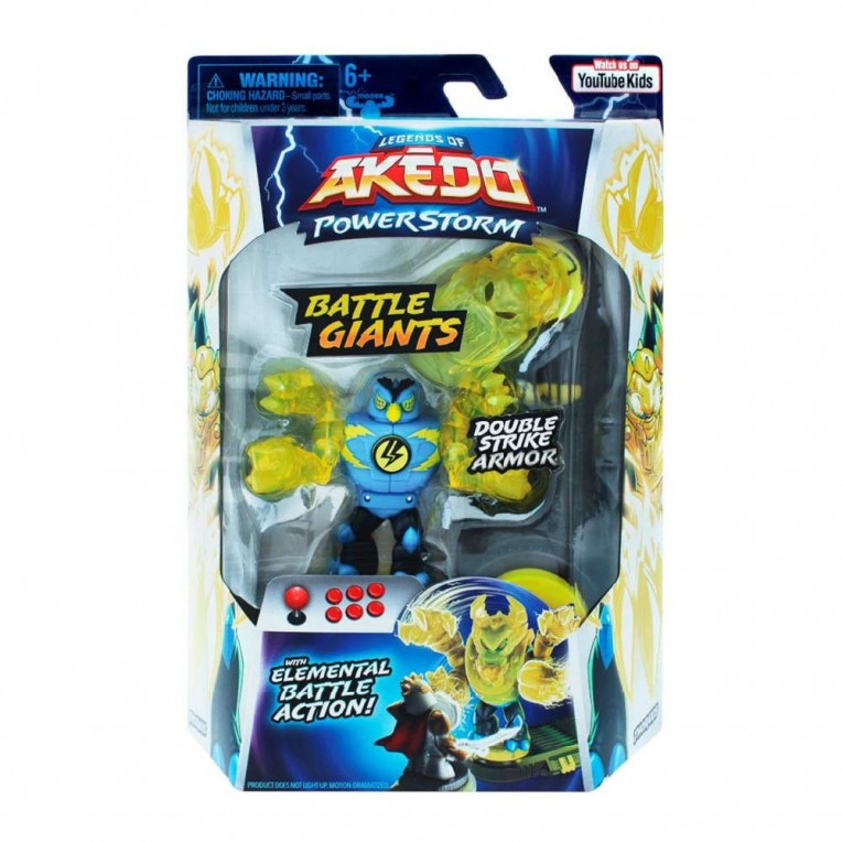 Akedo Power Storm 1 Φιγούρα Giants και Χειριστήριο – 2 Σχέδια