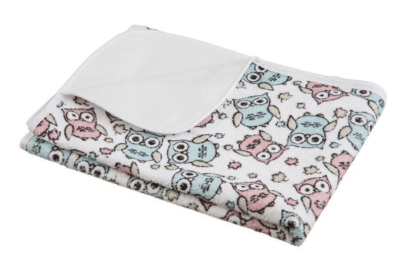 Akuku Σελτεδάκια Με Σχέδια ροζ κουκουβάγιες A1042-BLUE-P