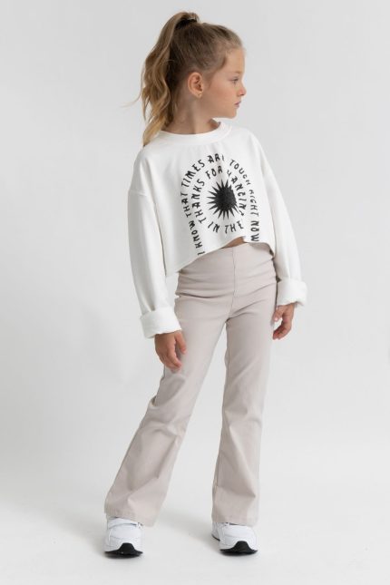 Alice μπλούζα τύπωμα λευκό