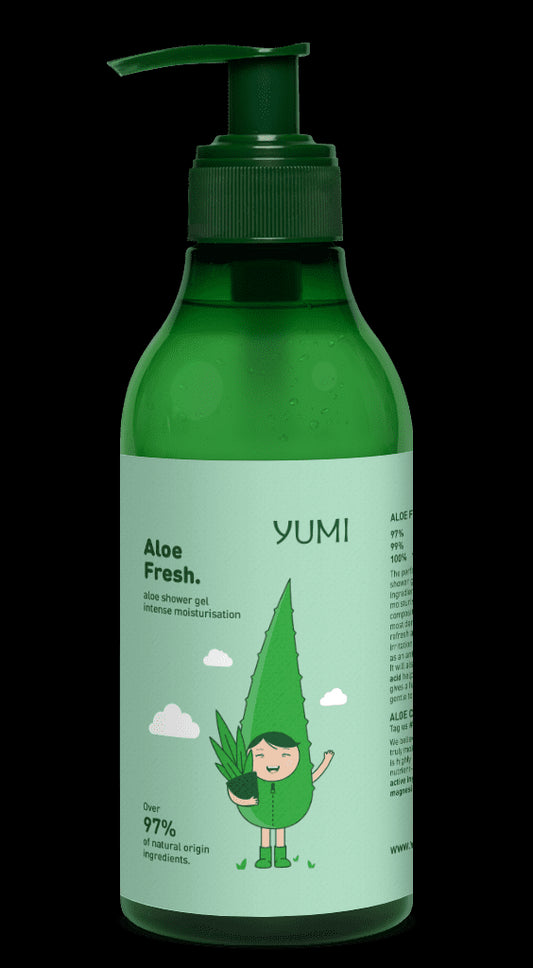 Aloe Fresh Shower Gel 400ml Yumi aloe