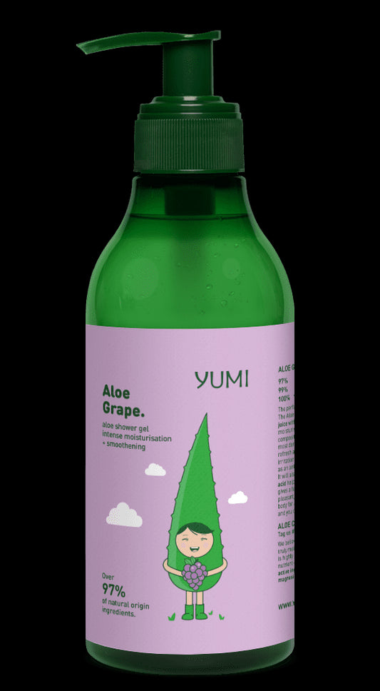 Aloe Grape Shower Gel 400ml Yumi aloe