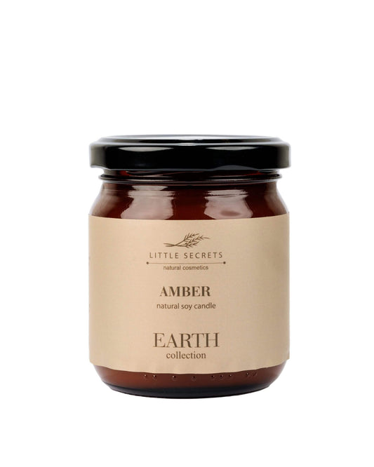 Amber Natural Soy Candle 210ml