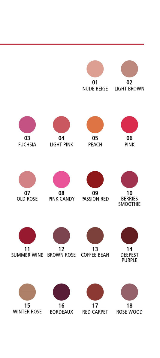 Annie Paris Μολύβια Χειλιών Brown Rose 12 Annie Paris