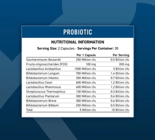 APPLIED NUTRITION Probiotic - Advanced Multi-Strain Formula / 60 Caps