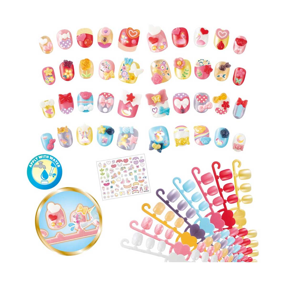Hearts & Ribbons Nail Refill Kit
