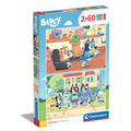 Clementoni Παιδικό Puzzle Super Color Bluey 2x60 κομμάτια