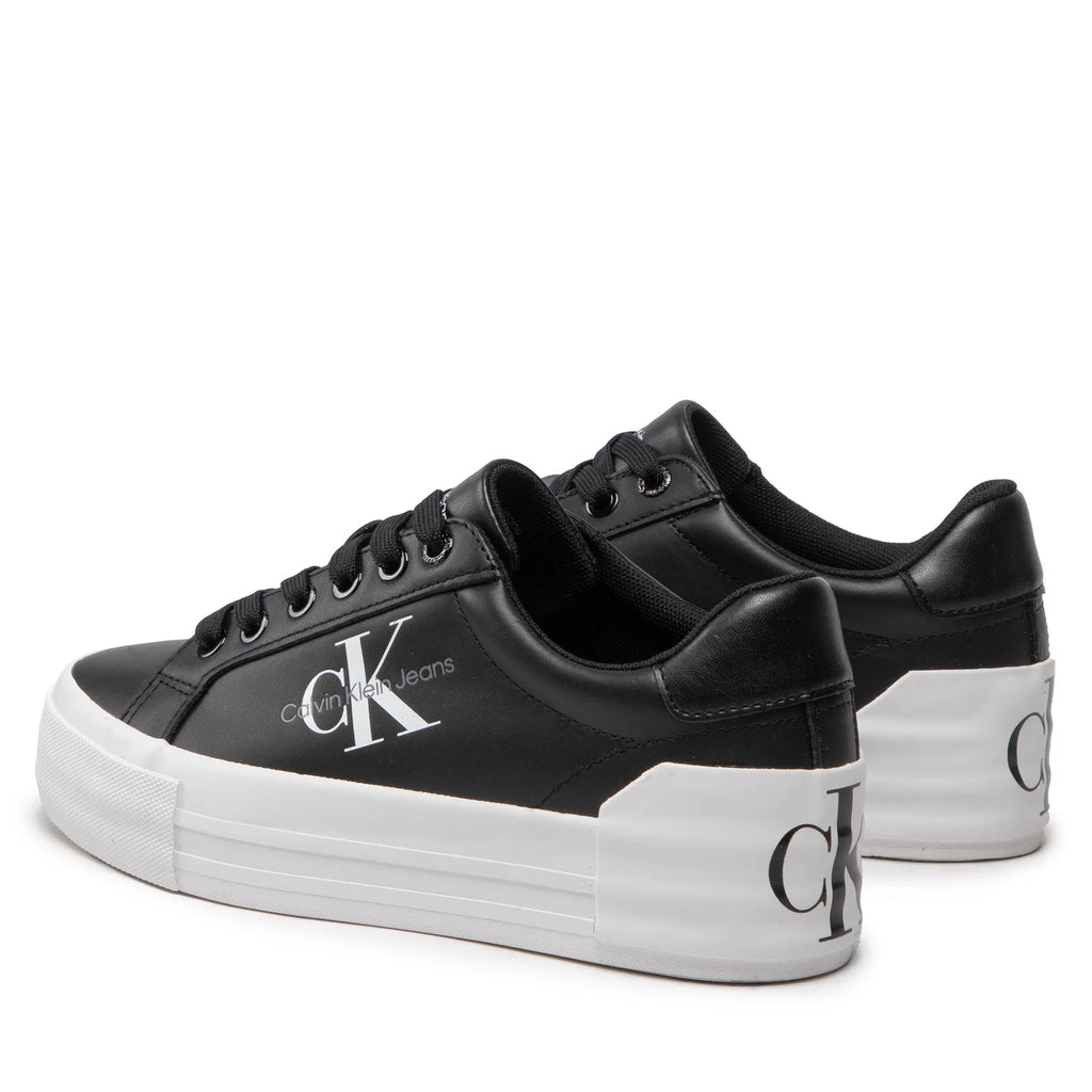 Calvin Klein Γυναικεία Flatforms Sneakers Μαύρα YW0YW00821-BDS