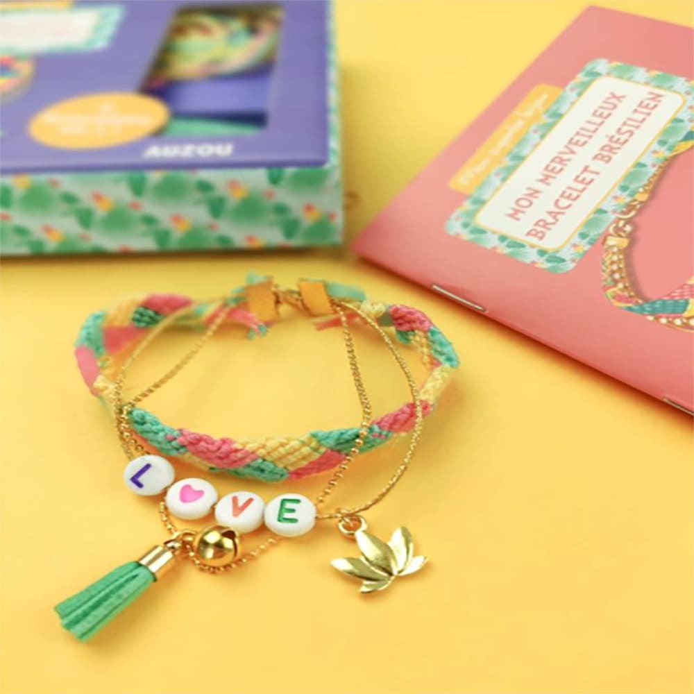 Auzou - Εργοστάσιο κοσμημάτων DIY mini: My Amazing Brazilian Bracelet