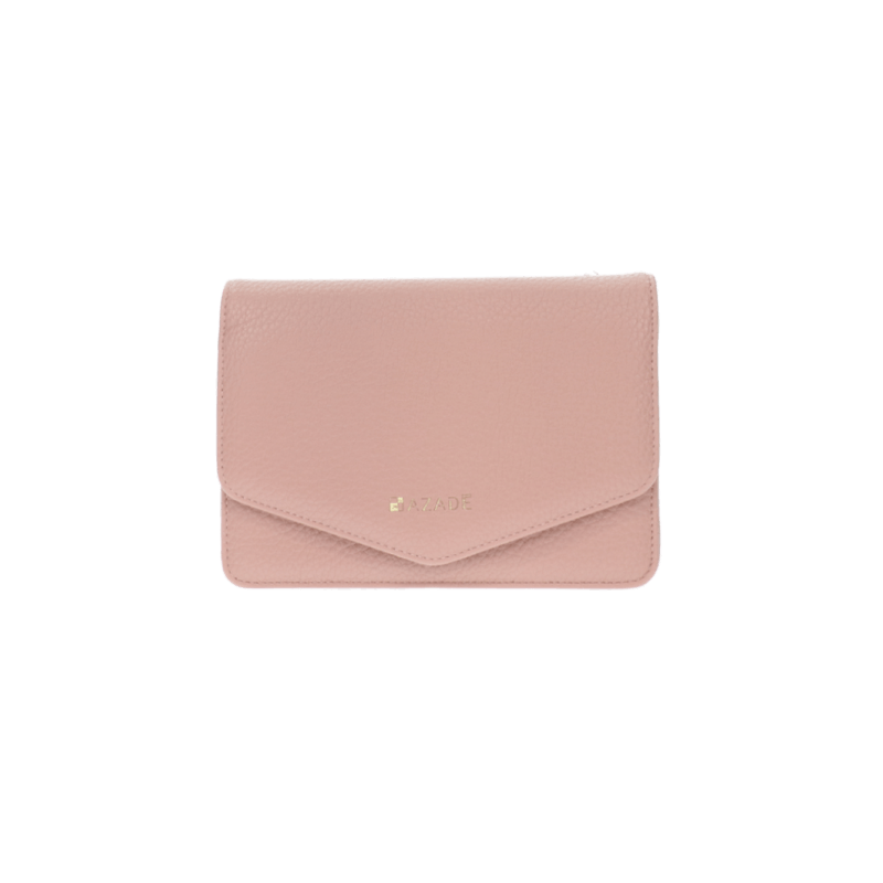 Τσάντα Πορτοφόλι 2-σε-1 Χιαστί Old Pink (Wallet Bag) | Azade