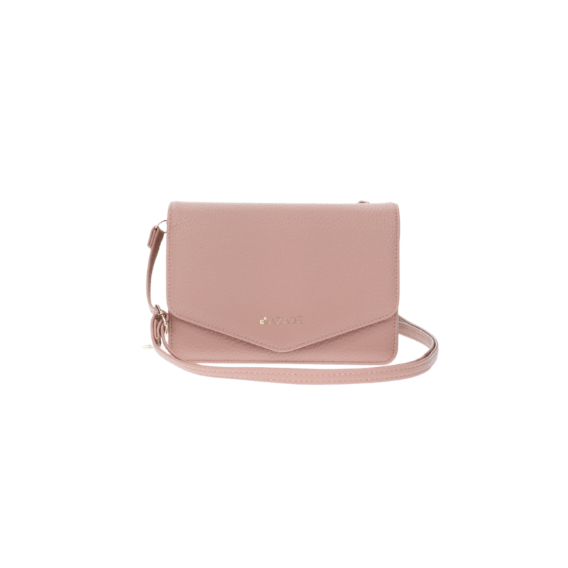 Τσάντα Πορτοφόλι 2-σε-1 Χιαστί Old Pink (Wallet Bag) | Azade