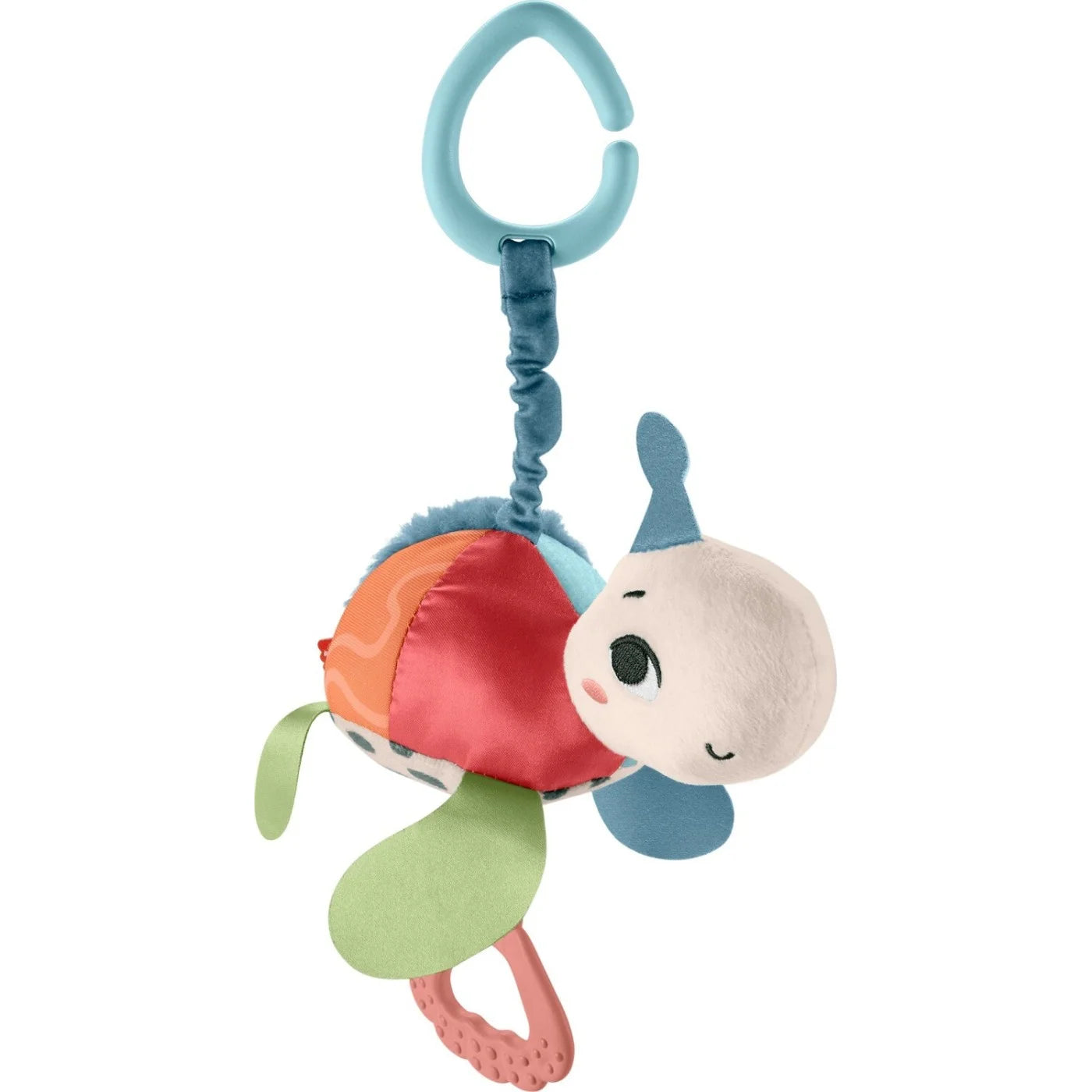 Fisher-Price Baby Stroller Toy Planet Friends Sea Me Bounce Turtle With Teether