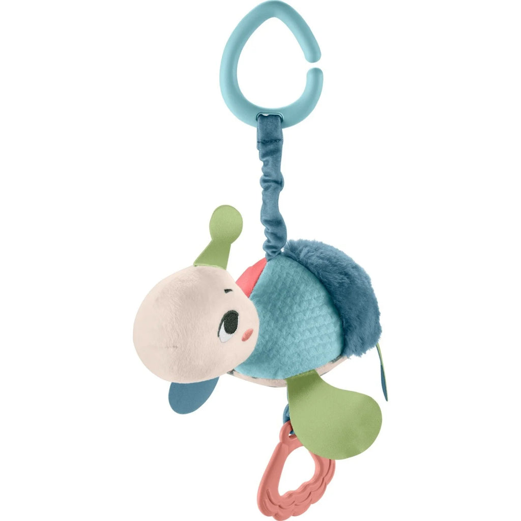 Fisher-Price Baby Stroller Toy Planet Friends Sea Me Bounce Turtle With Teether