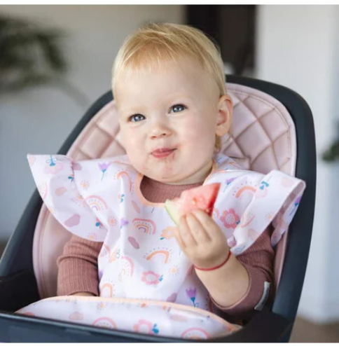BabyOno: Αδιάβροχη σαλιάρα με θήκη 2-4years -RAINBOW BN1642/03