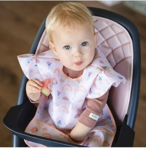 BabyOno: Αδιάβροχη σαλιάρα με θήκη 2-4years -RAINBOW BN1642/03
