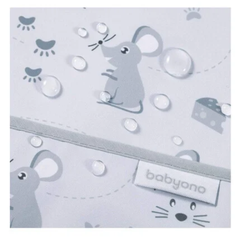 BabyOno: Αδιάβροχη σαλιάρα με θήκη 2-4years -RAINBOW BN1642/03