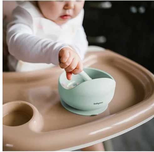 BabyOno: Μπολ σιλικόνης με βεντούζα-Μέντα BN1481/03