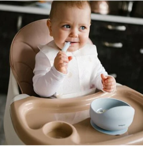 BabyOno: Μπολ σιλικόνης με βεντούζα-Μπλε  BN1481/01