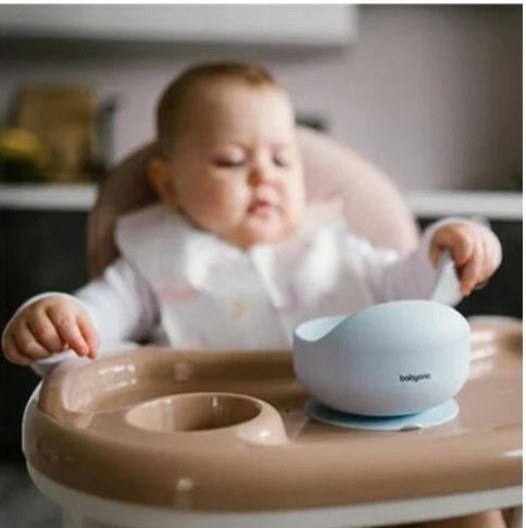 BabyOno: Μπολ σιλικόνης με βεντούζα-Μπλε  BN1481/01