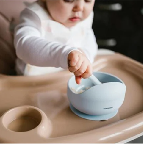 BabyOno: Μπολ σιλικόνης με βεντούζα-Μπλε  BN1481/01