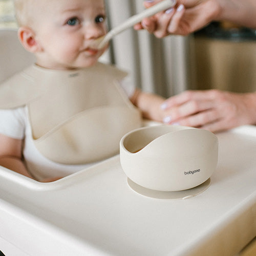 BabyOno: Μπολ σιλικόνης με βεντούζα-Μπεζ BN1481/04