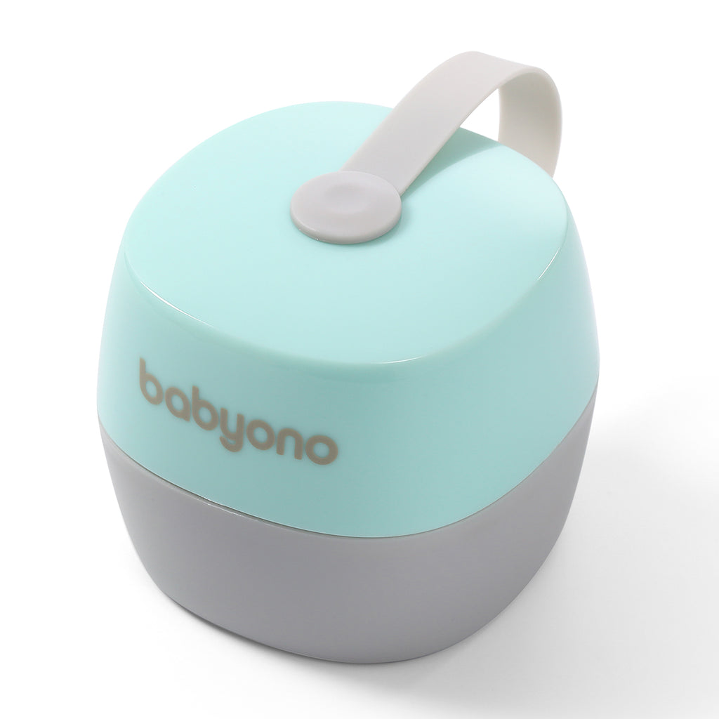 BabyOno: Θήκη πιπίλας - Γκρι και Μέντα BN535/02