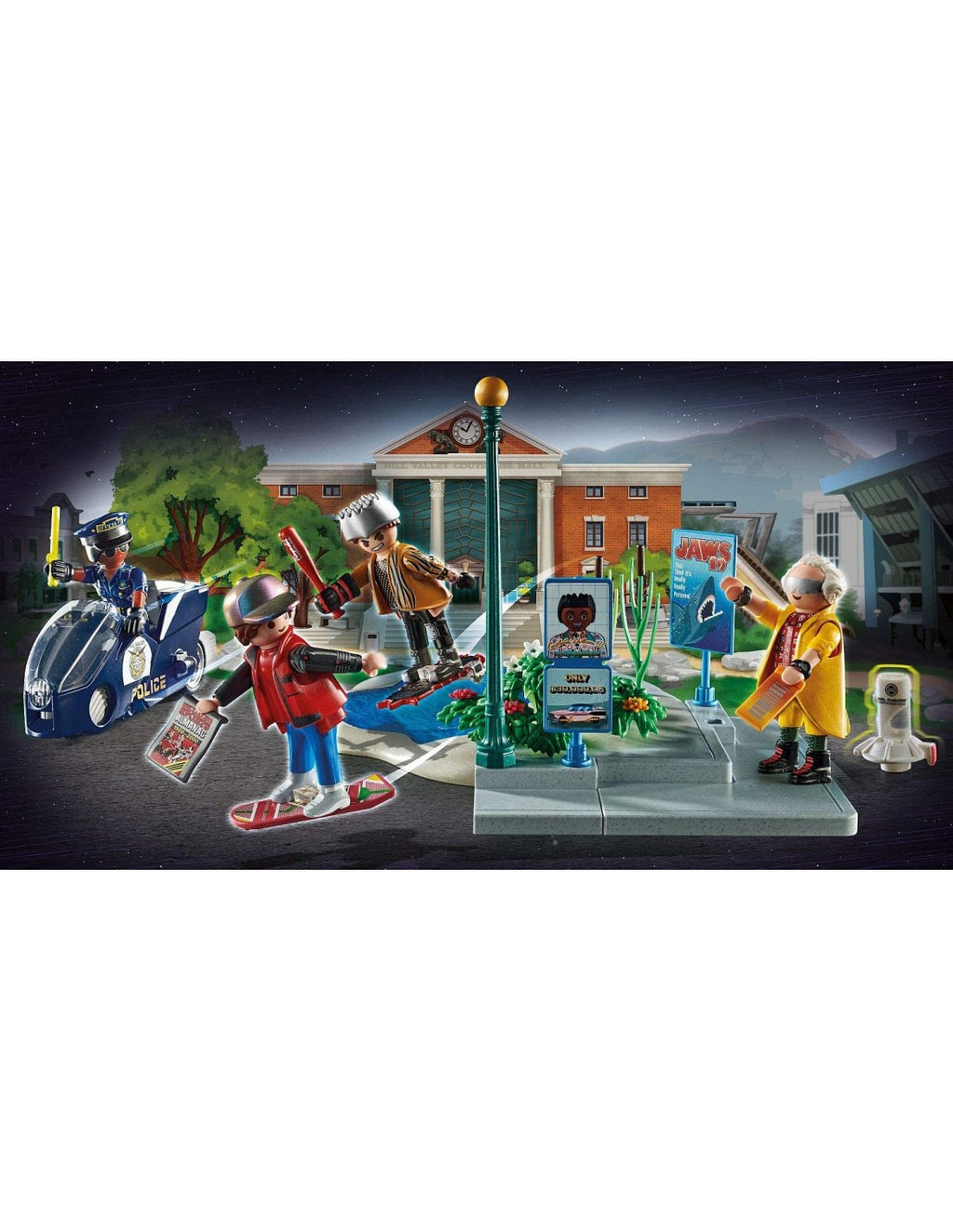Playmobil Back To The Future Μέρος II Περιπέτειες Με Τα Ιπτάμενα Πατίνια 70634