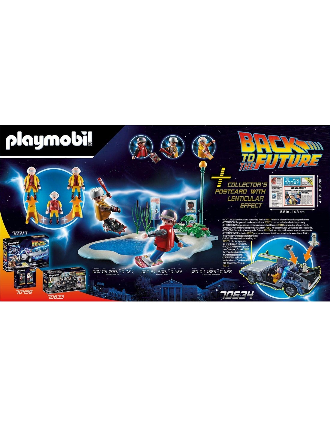 Playmobil Back To The Future Μέρος II Περιπέτειες Με Τα Ιπτάμενα Πατίνια 70634