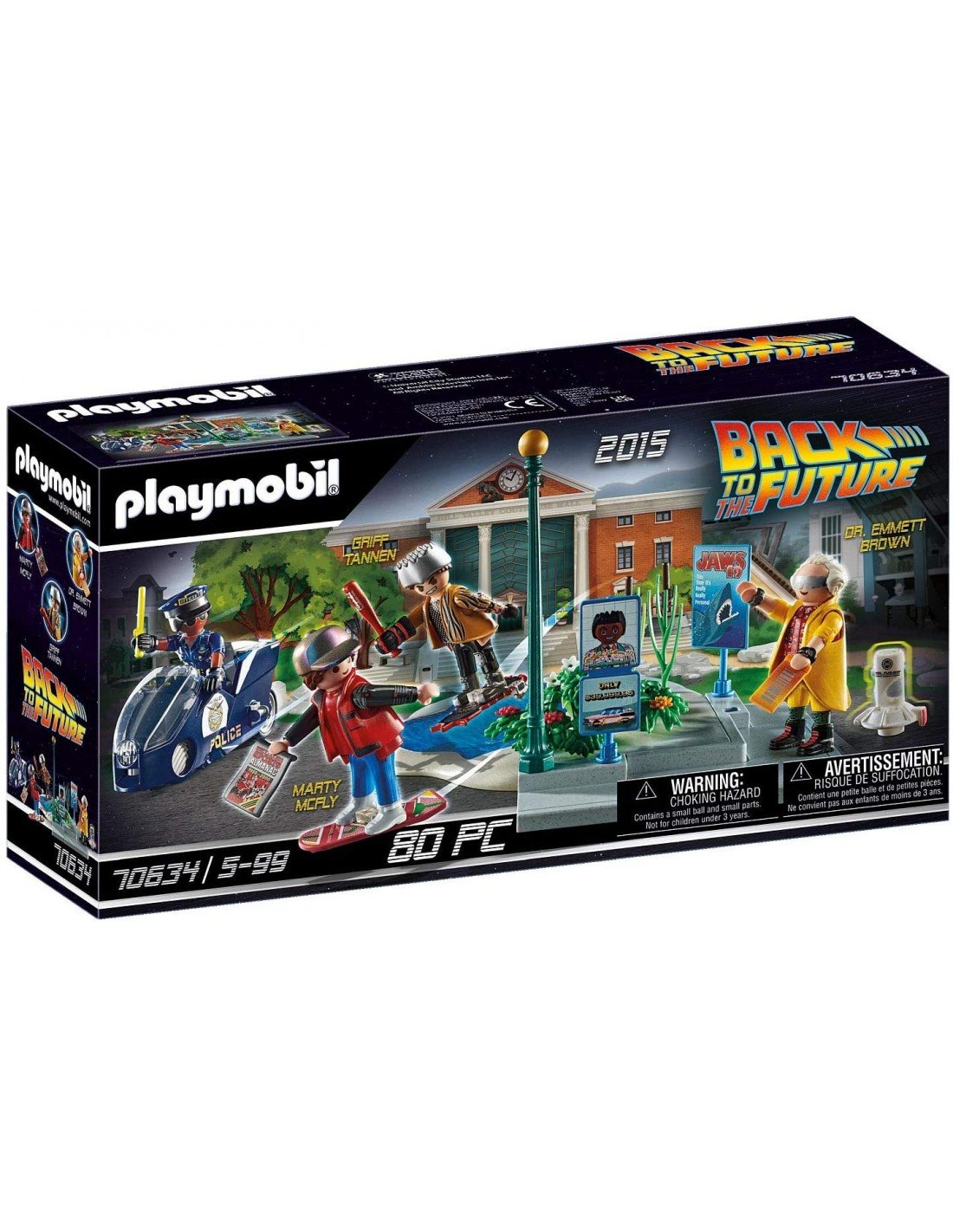 Playmobil Back To The Future Μέρος II Περιπέτειες Με Τα Ιπτάμενα Πατίνια 70634