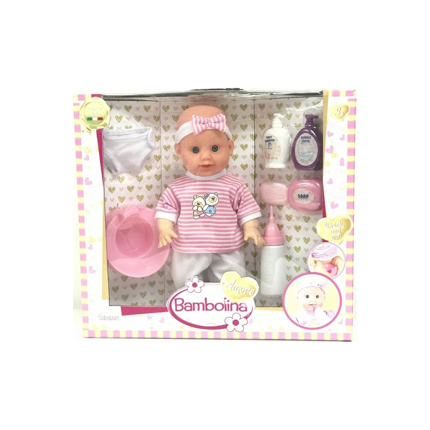 Just toys Bambolina Amore Πιπί Ποπό Σετ