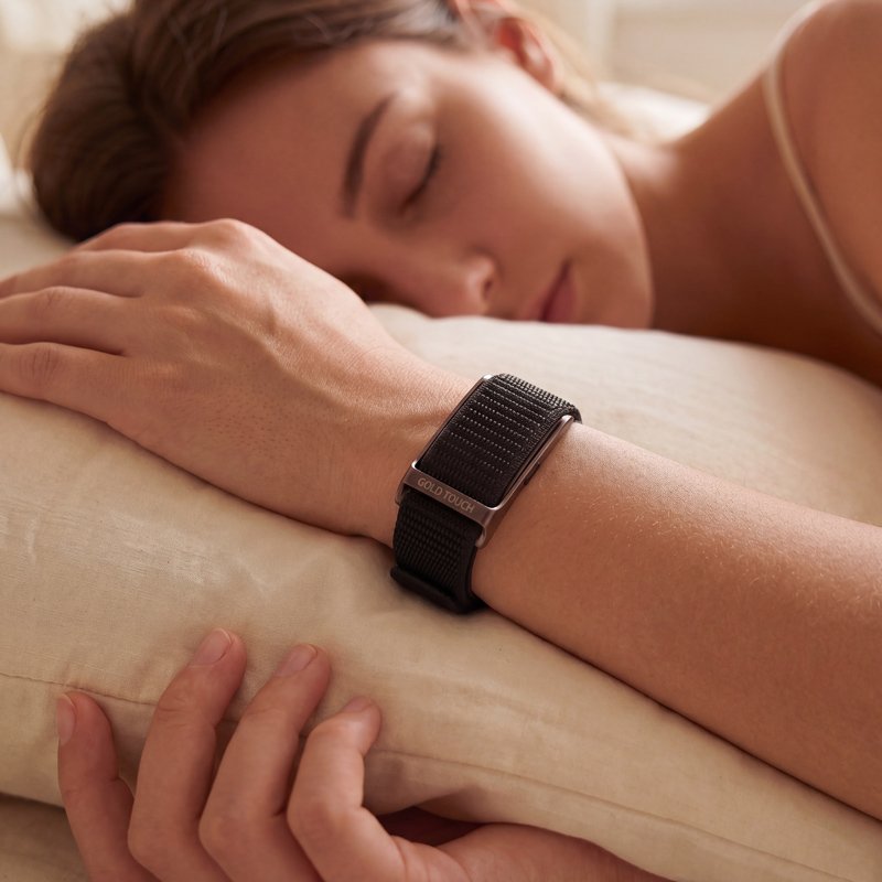 Screenless Fit band - Gold Touch Vitals