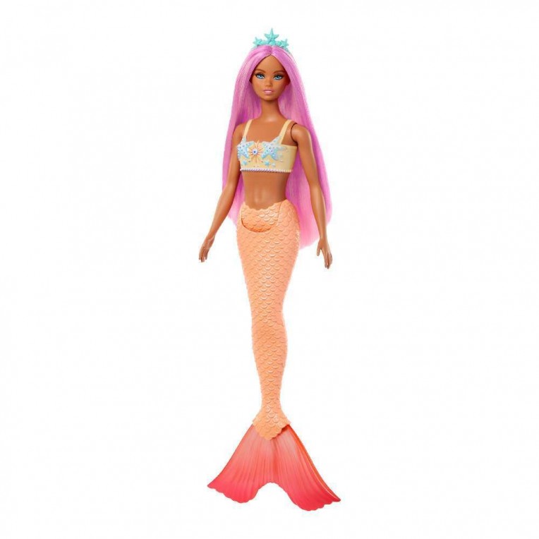 Barbie A Touch of Magic Κούκλα Γοργόνα – 4 Σχέδια (HRR02)