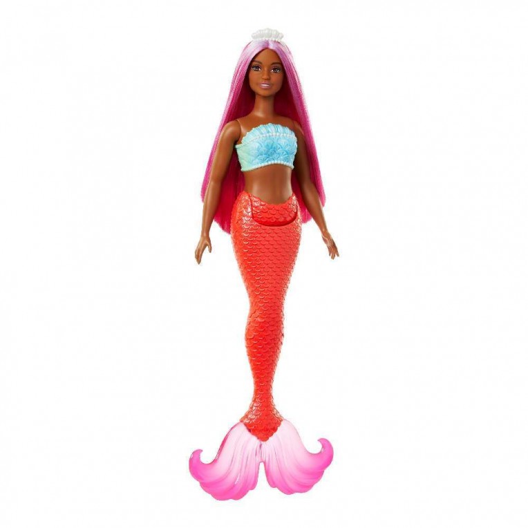 Barbie A Touch of Magic Κούκλα Γοργόνα – 4 Σχέδια (HRR02)