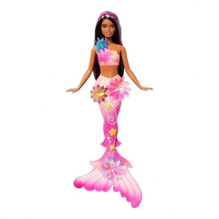 Barbie Κούκλα Μαγική Γοργόνα που Ανθίζει Μελαχρινή (JDM73)