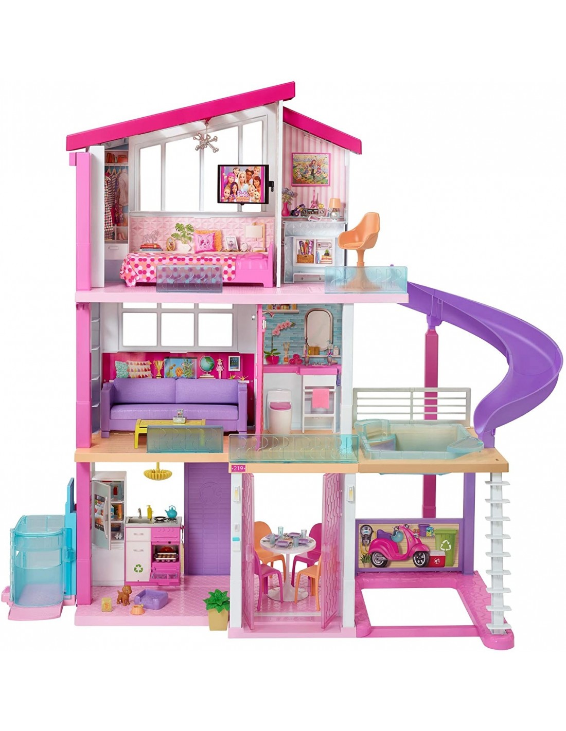 Mattel Barbie Dreamhouse Σπίτι Τριόροφο Νέο GNH53