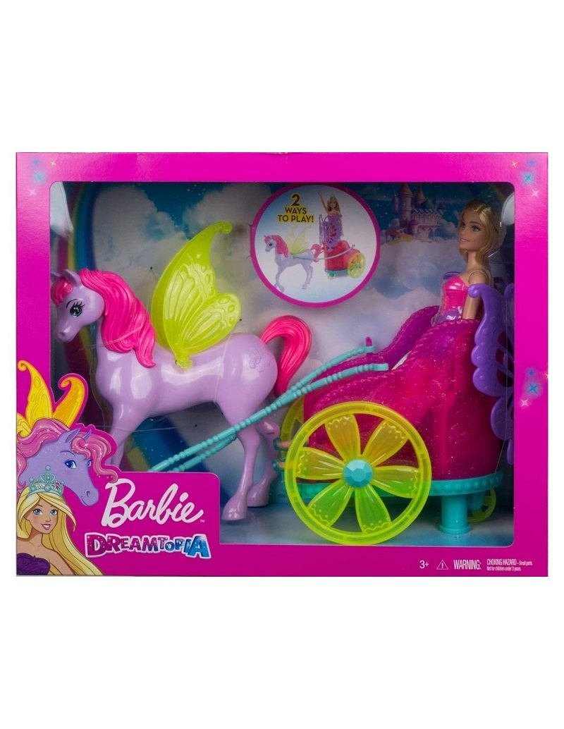Mattel Barbie Dreamtopia Princess Πήγασος Και Άρμα GJK53