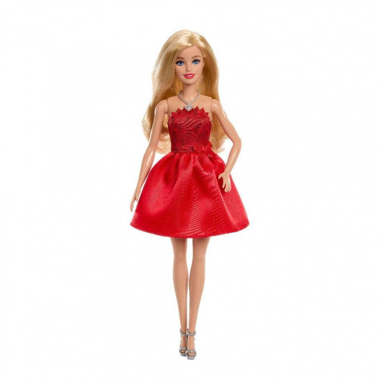 Barbie Επετειακή Κούκλα 80 Χρόνια Κόκκινο Φόρεμα (JGD25)