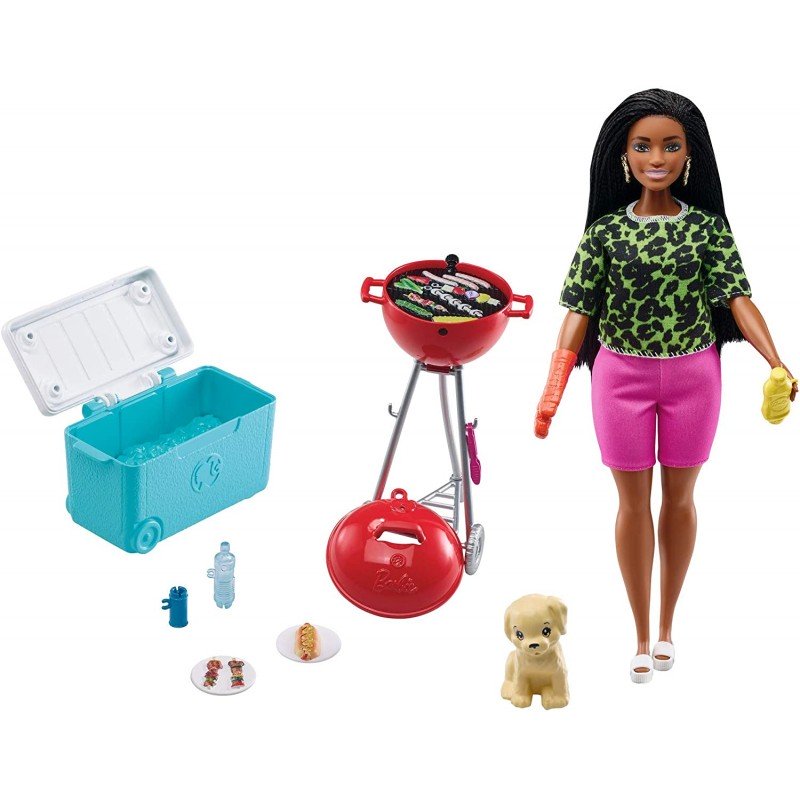 Mattel Barbie Έπιπλα Mini Playset BBQ Μπάρμπεκιου GRG75